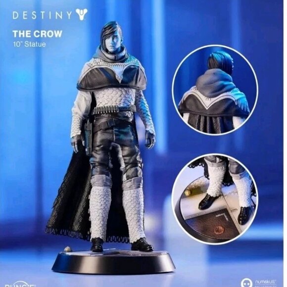 Numskull Other - Numskull Official Destiny 2 THE CROW 10” Figure Statue New In Box!